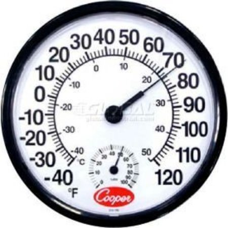 COOPER-ATKINS Cooper-Atkins® 212-150-8 - Thermometer, Wall, Temperature/Humidity 212-150-8